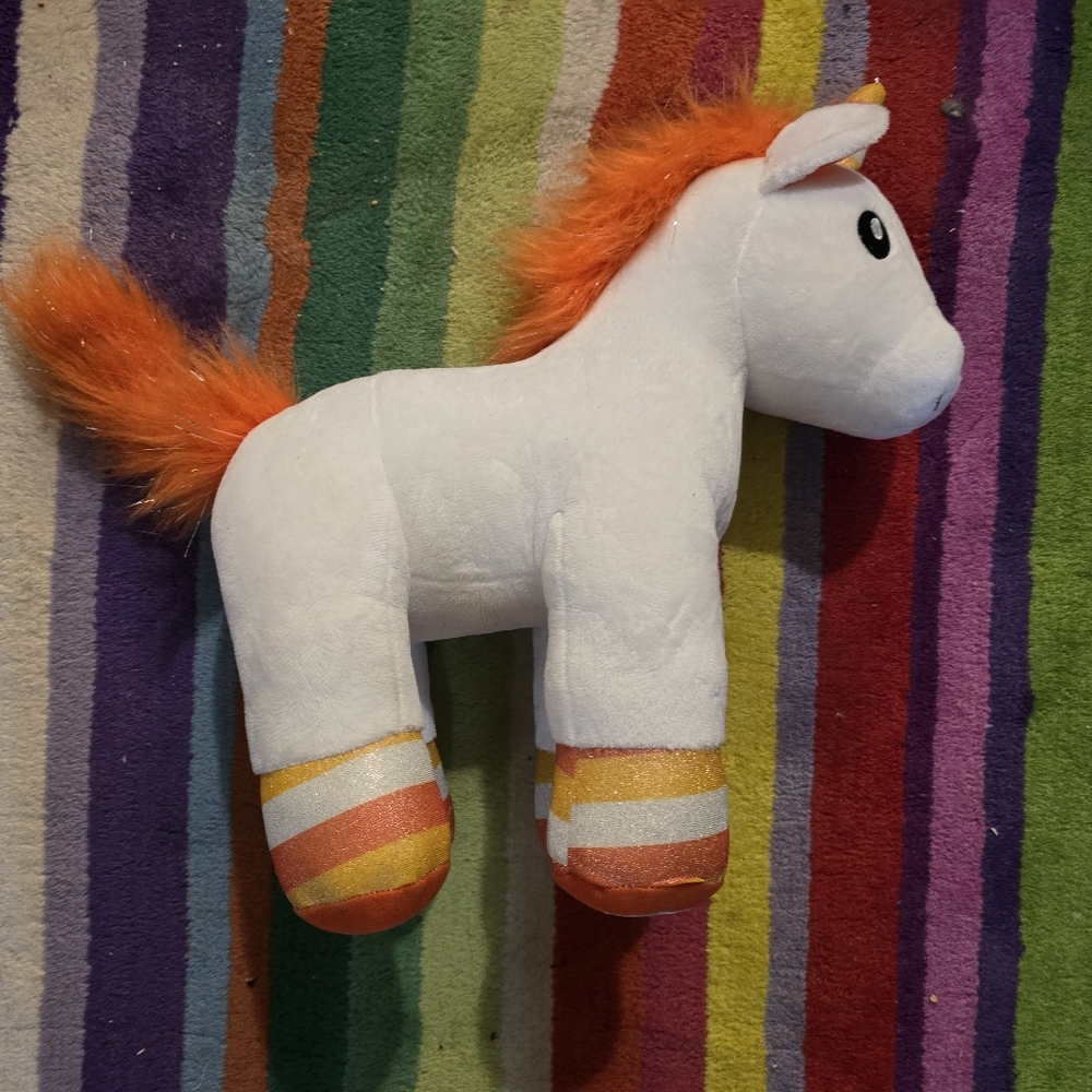 Build a Bear Candy Corn Unicorn